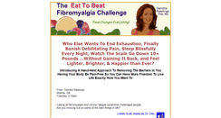 Desktop Screenshot of eattobeatfibromyalgia.com